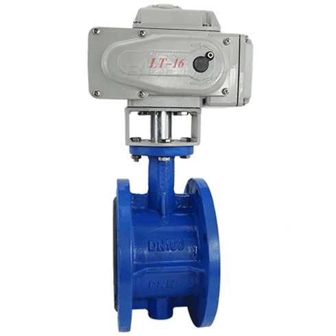 Motorized Flanged Butterfly Valve