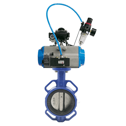 Air Actuated Butterfly Valve