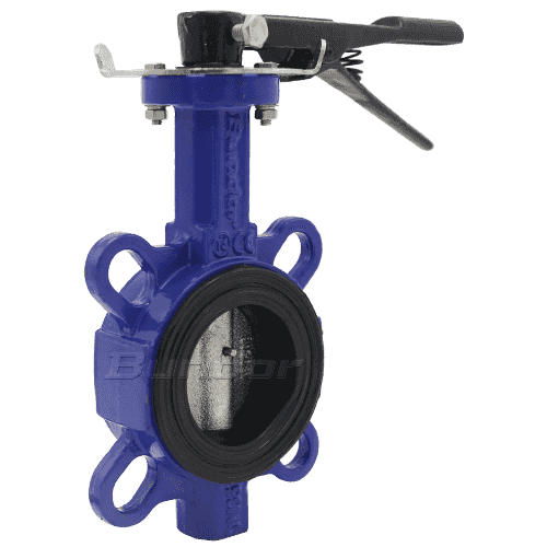 Ductile Iron Wide Edge Clamp Butterfly Valve