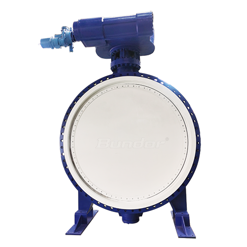 DN2600 Double Eccentric flange Butterfly Valve